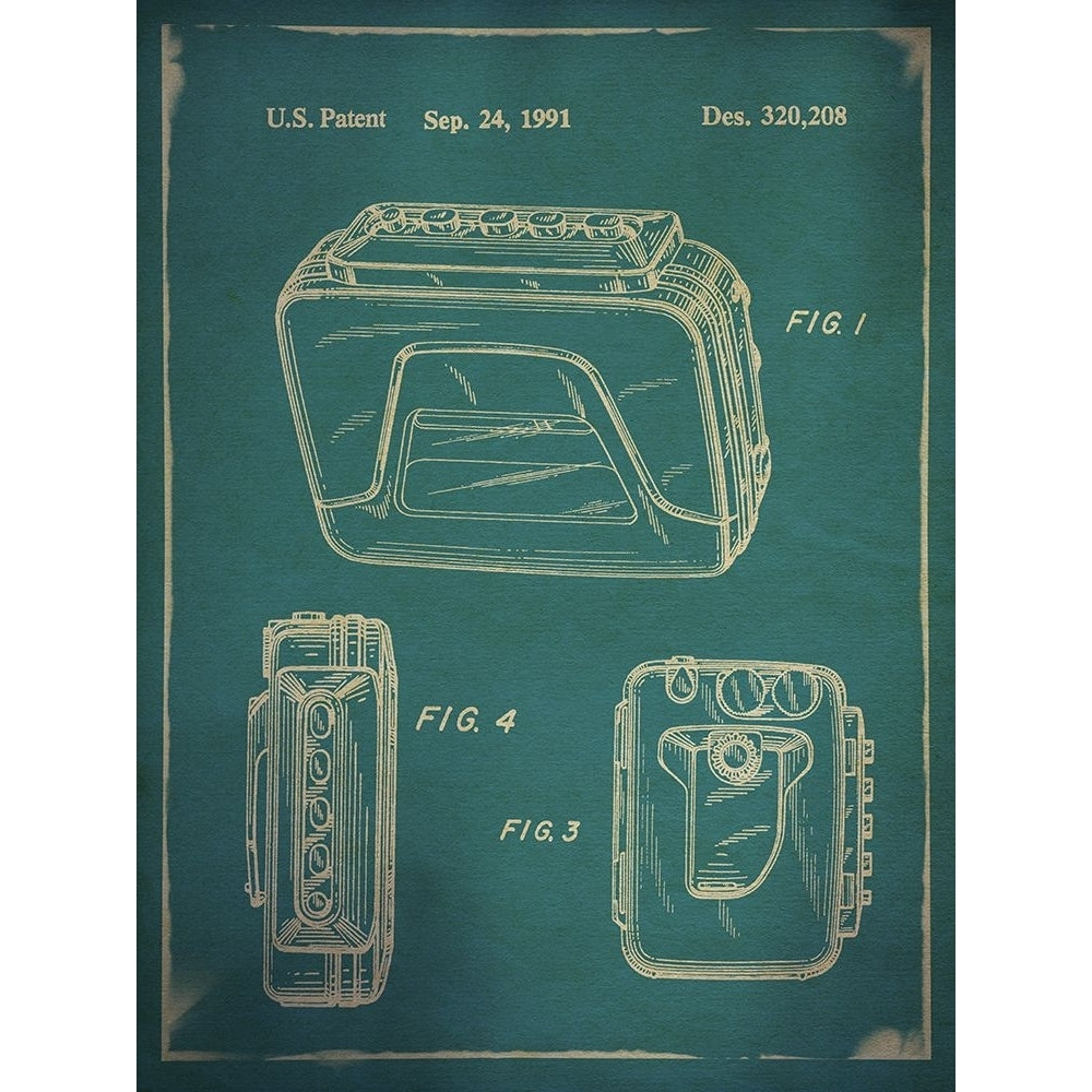 Walkman Patent Blue Poster Print - ArtLab GI-VARPDX88613 Image 1