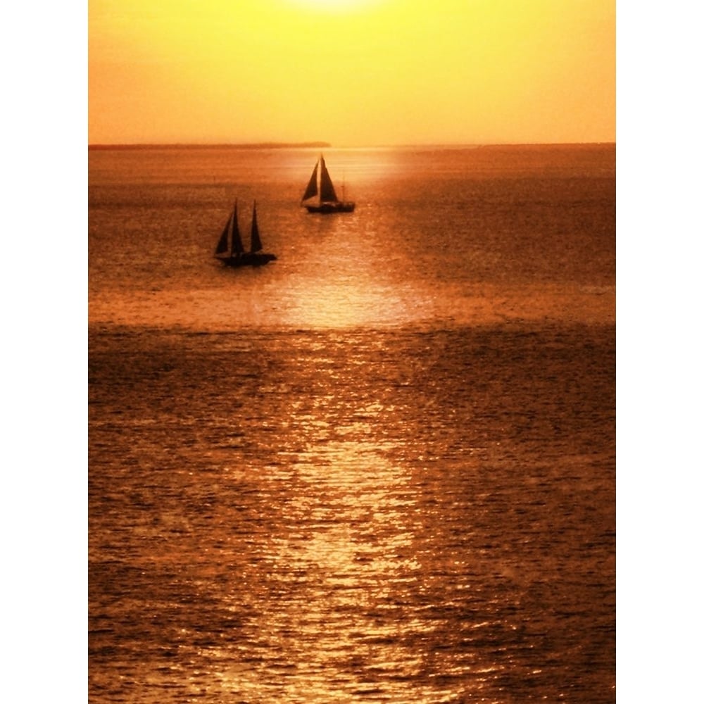 Sailboat at Sunset I Poster Print by Kathy Mansfield-VARPDX8955AA Image 1