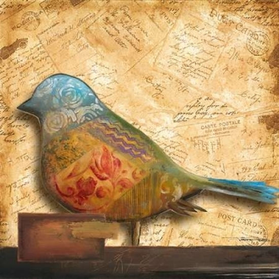 Bird of Collage I Poster Print by Patricia Pinto-VARPDX8956 Image 1