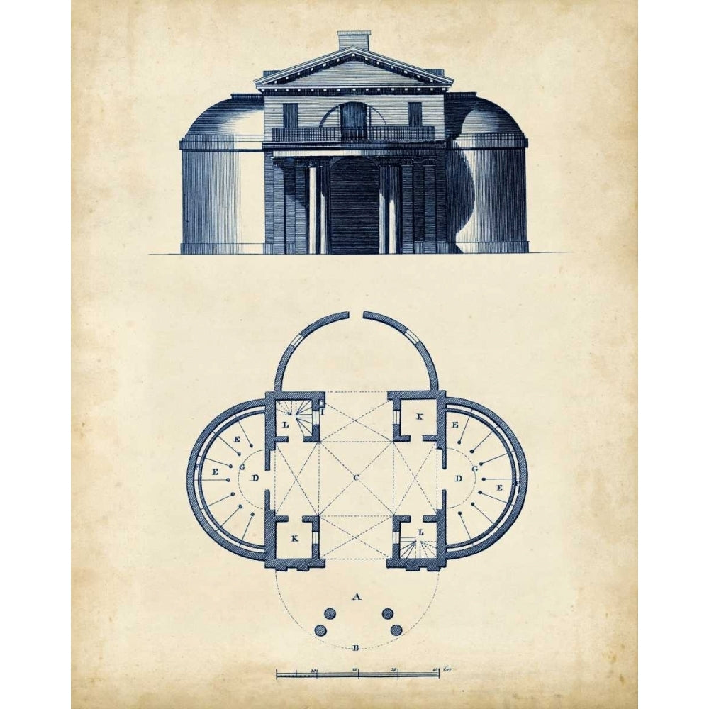 Architectural Blueprint IV Poster Print - Cook George Andrew-VARPDX90011Z Image 1