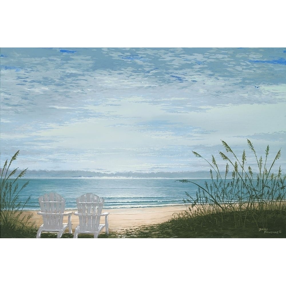 Beach Chairs Poster Print by Bruce Nawrocke-VARPDX8986G Image 1