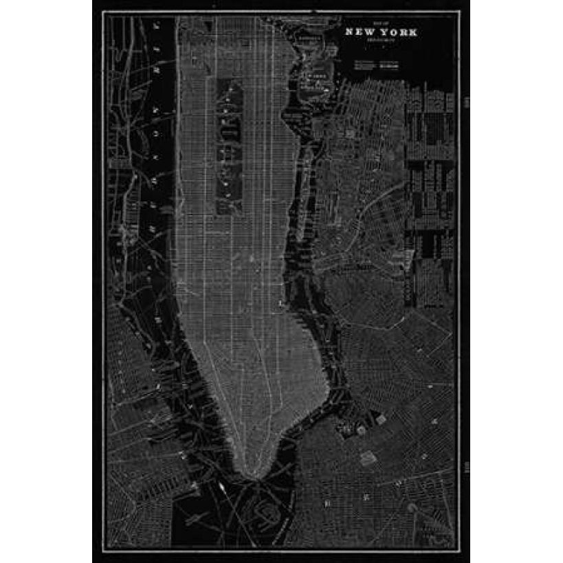 York Map Poster Print by Z Studio-VARPDX902ZST2468A Image 1