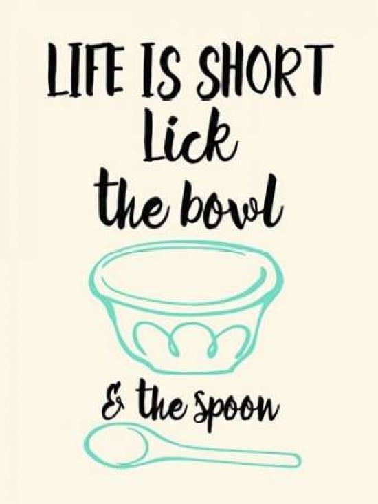 Lick The Bowl and The Spoon Poster Print by Z Studio-VARPDX902ZST2586 Image 1