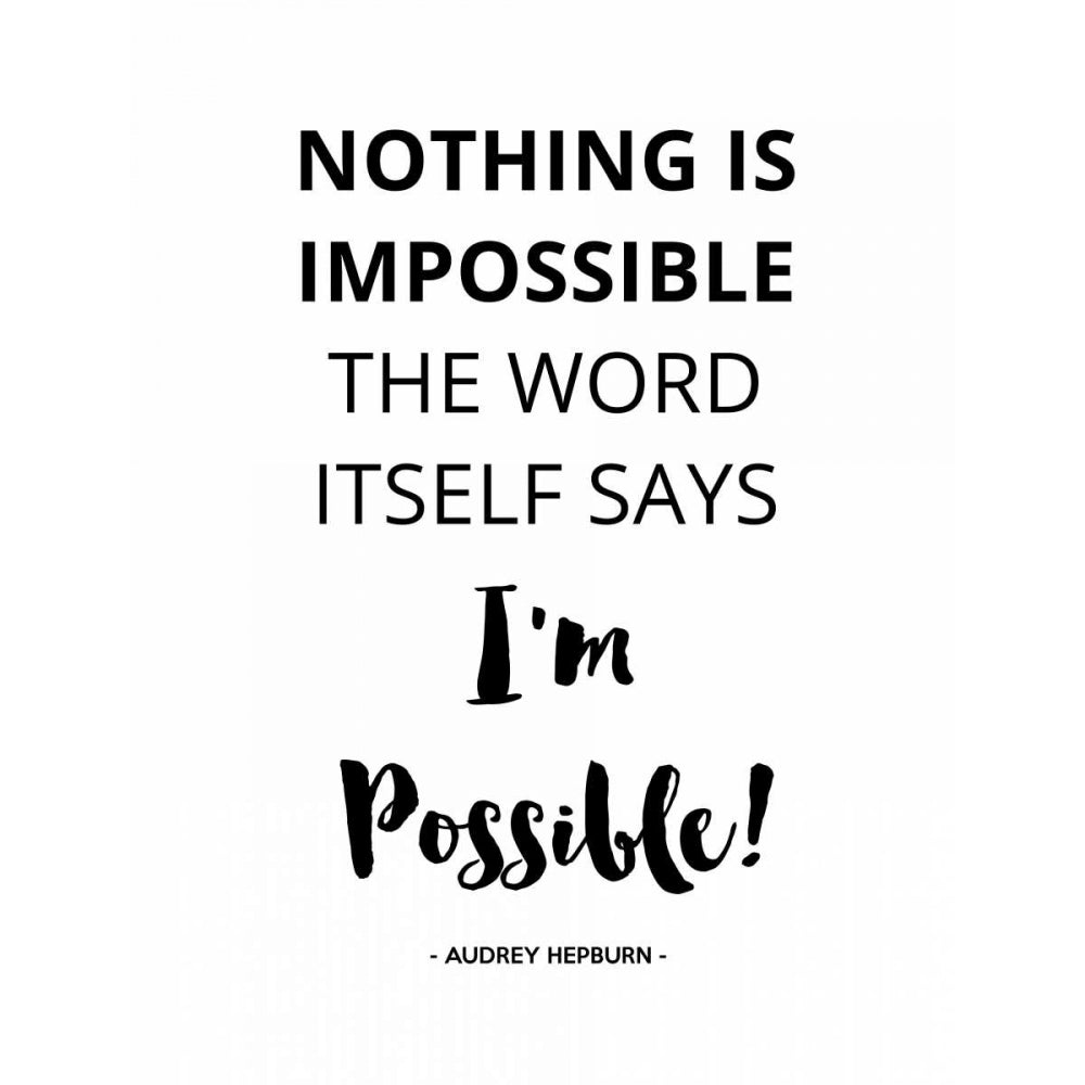 Nothing IS Impossible Poster Print by Z Studio-VARPDX902ZST2622 Image 2