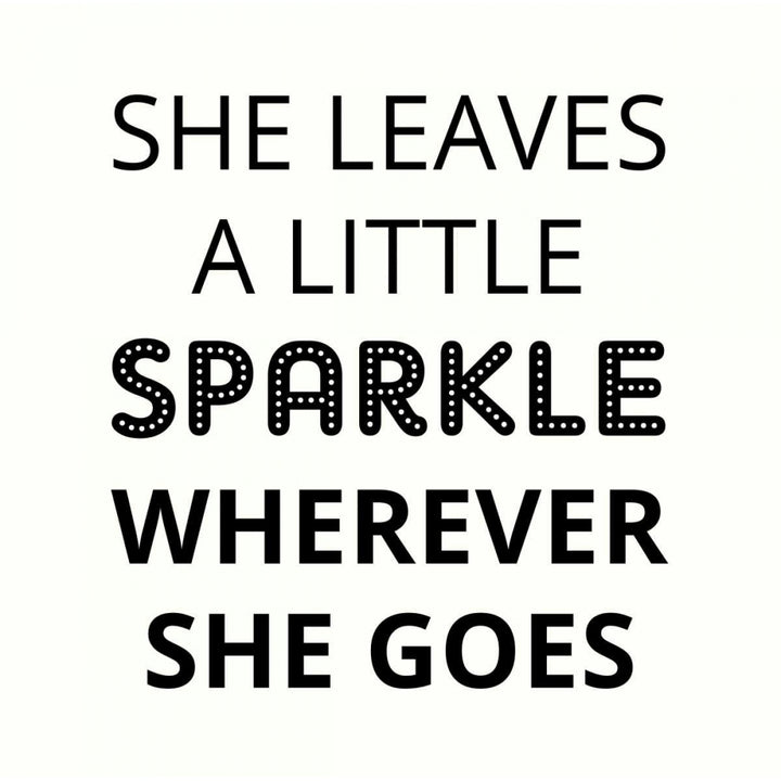 She Leaves A Little Sparkle Poster Print by Z Studio-VARPDX902ZST2627 Image 2