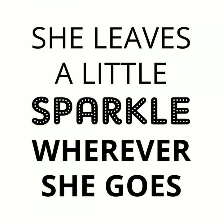 She Leaves A Little Sparkle Poster Print by Z Studio-VARPDX902ZST2627 Image 1