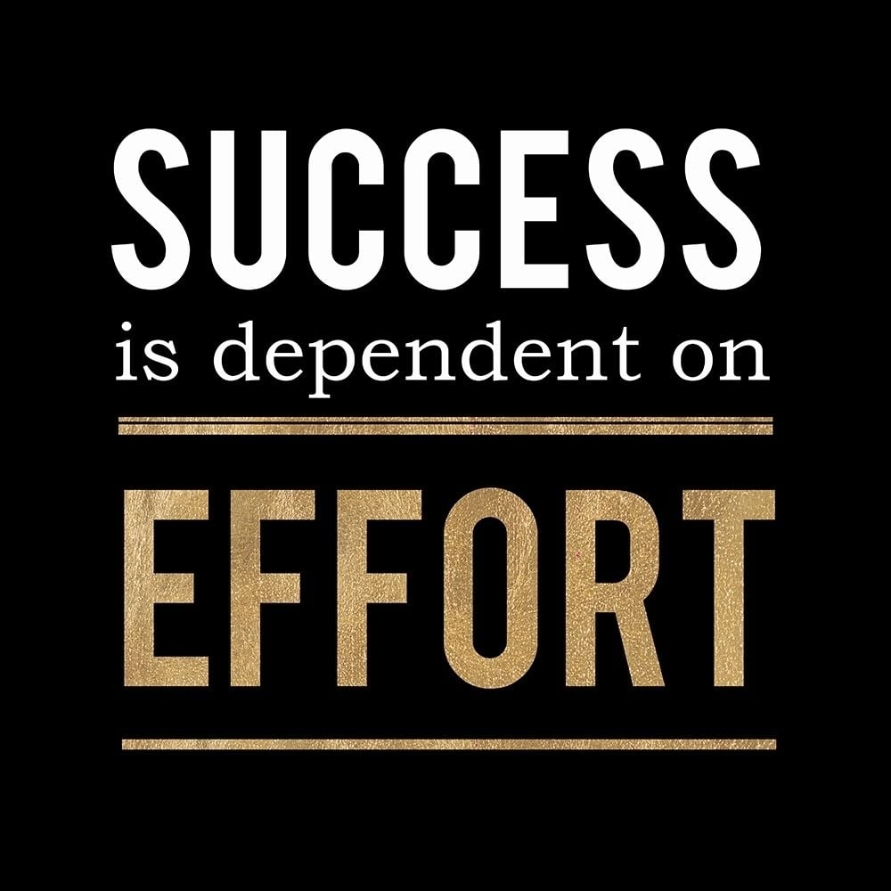 Success And Effort Poster Print by Z Studio-VARPDX902ZST2631 Image 1