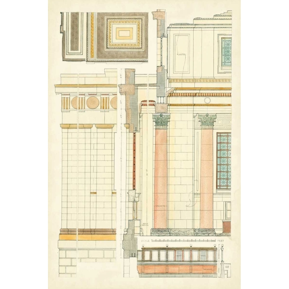 Architects Plan V Poster Print - Studio Vision-VARPDX90349Z Image 1