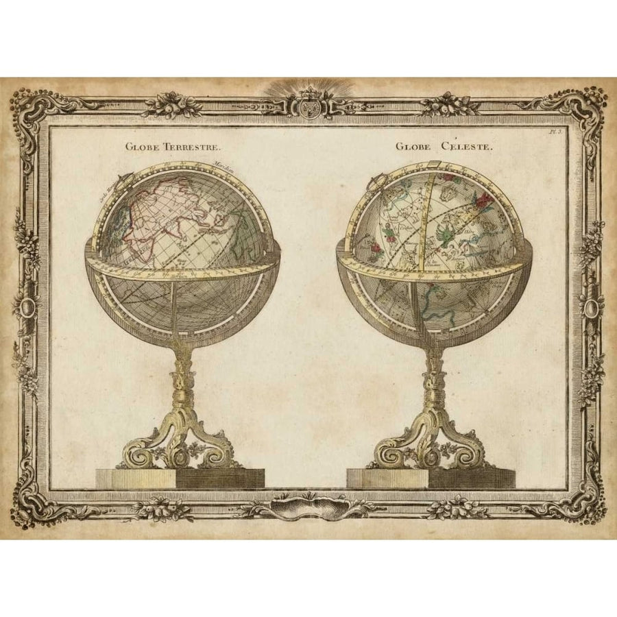 Terrestrial and Celestial Globes Poster Print - Studio Vision-VARPDX90471Z Image 1