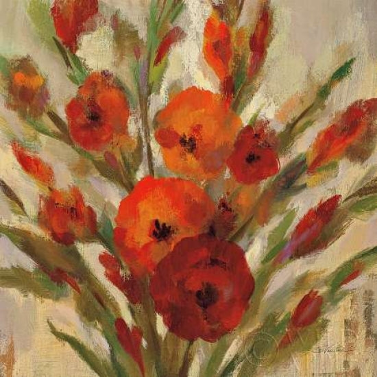 Crimson Blooms I Poster Print by Silvia Vassileva-VARPDX9059 Image 2