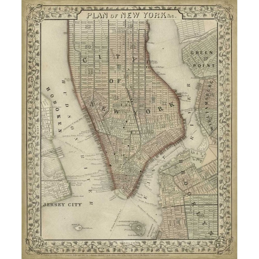 Plan of York Poster Print - Mitchell-VARPDX90724Z Image 1