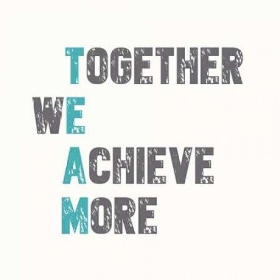 Together We Achieve More Poster Print by Bella Dos Santos-VARPDX907DOS1686 Image 1