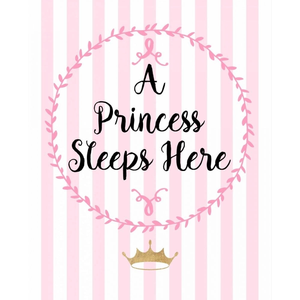 A Princess Sleeps Here Poster Print by Bella Dos Santos-VARPDX907DOS1731 Image 1