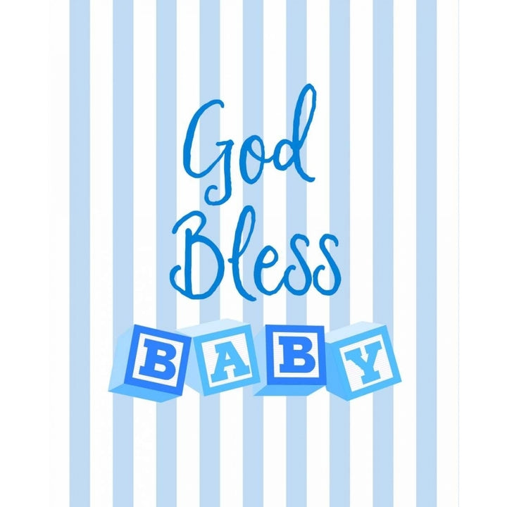 God Bless Baby Blue Poster Print by Bella Dos Santos-VARPDX907DOS1733A Image 2