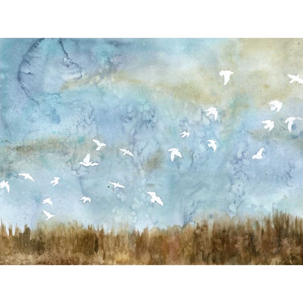 Birds in Flight I Poster Print - Megan Meagher-VARPDX90915Z Image 1