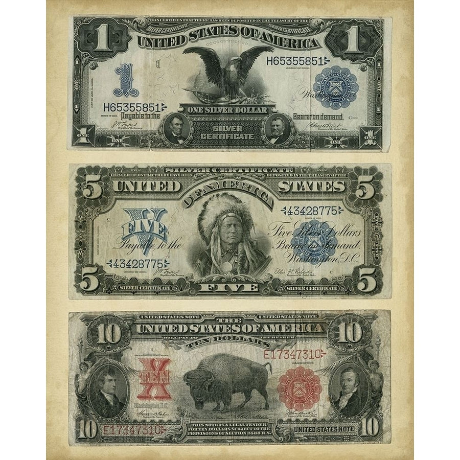 Antique Currency VI Poster Print - Studio Vision-VARPDX90964Z Image 1