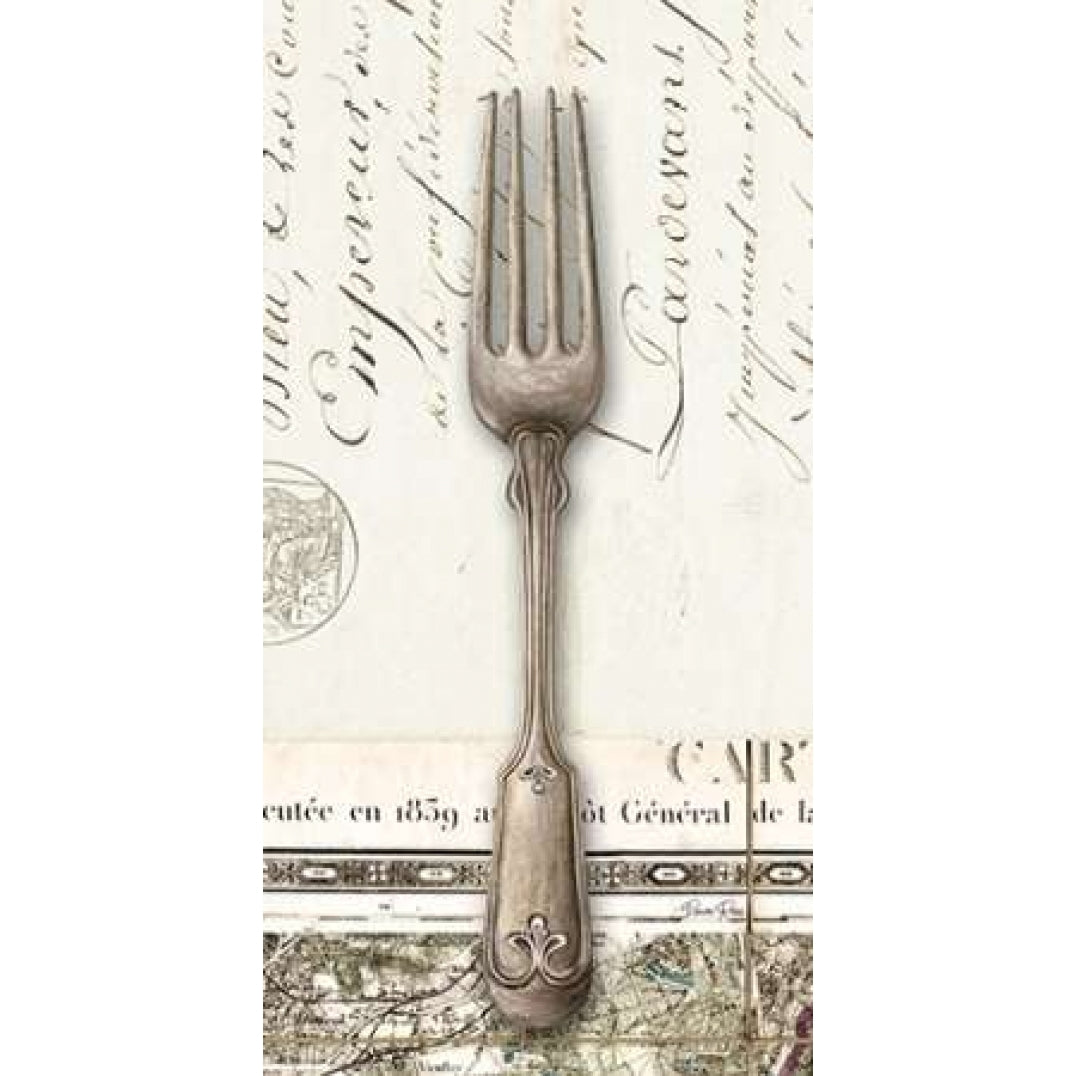 French Cuisine Fork Poster Print by Devon Ross-VARPDX909ROS1273 Image 2