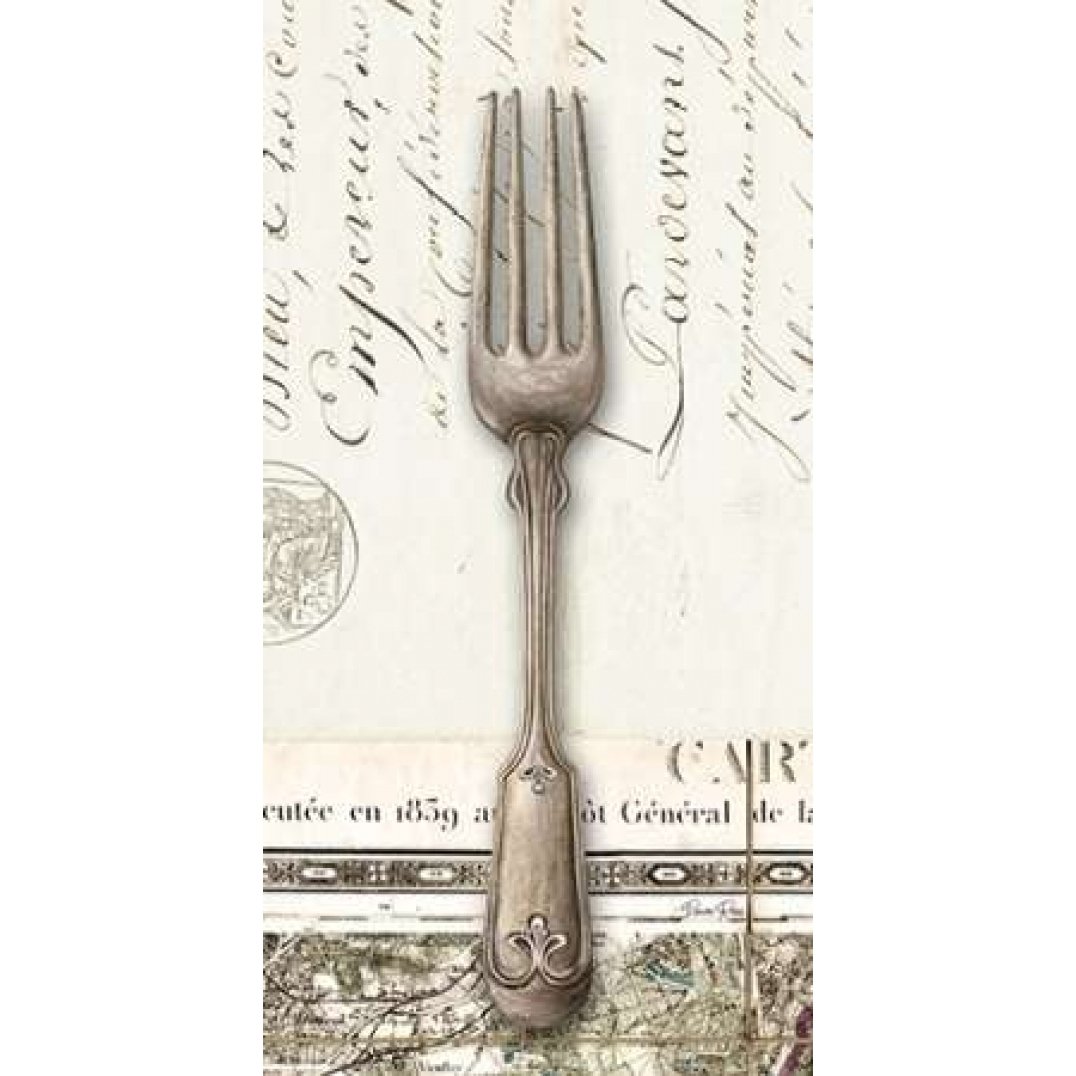 French Cuisine Fork Poster Print by Devon Ross-VARPDX909ROS1273 Image 1