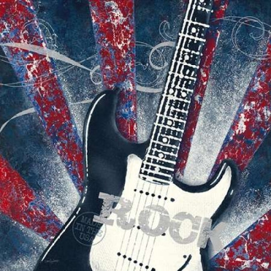 Rock Guitar Poster Print by Sam Appleman-VARPDX911APP1011 Image 1