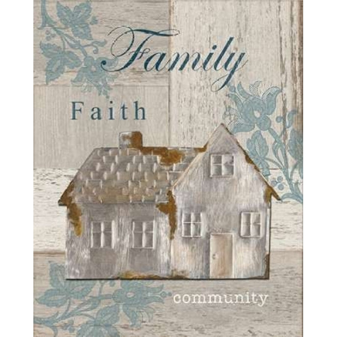 Family - Faith - Community Poster Print by Sam Appleman-VARPDX911APP1018 Image 2