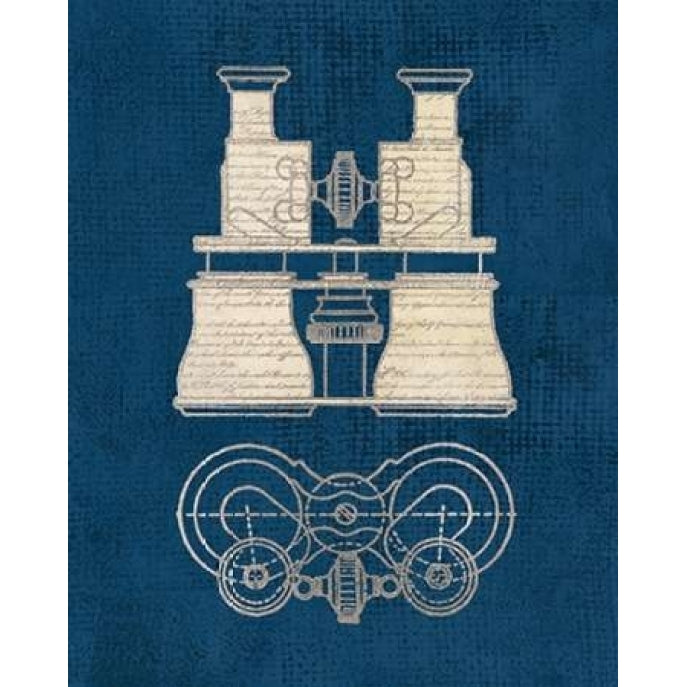 Antique Binoculars Coastal Blue Poster Print by Sam Appleman-VARPDX911APP1033B Image 1