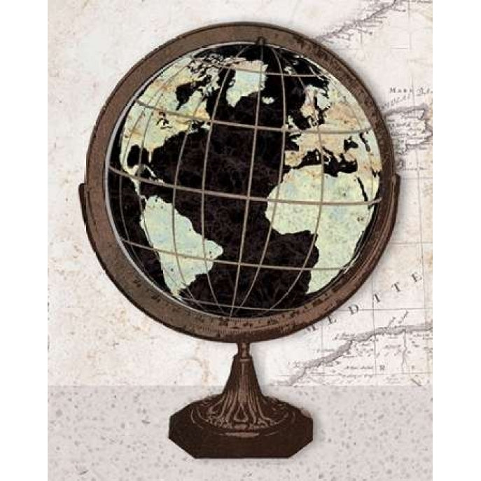 Antique Globe Poster Print by Sam Appleman-VARPDX911APP1035 Image 2