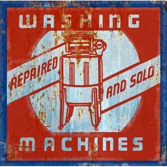 Washing Machines Poster Print by Sam Appleman-VARPDX911APP1063 Image 1