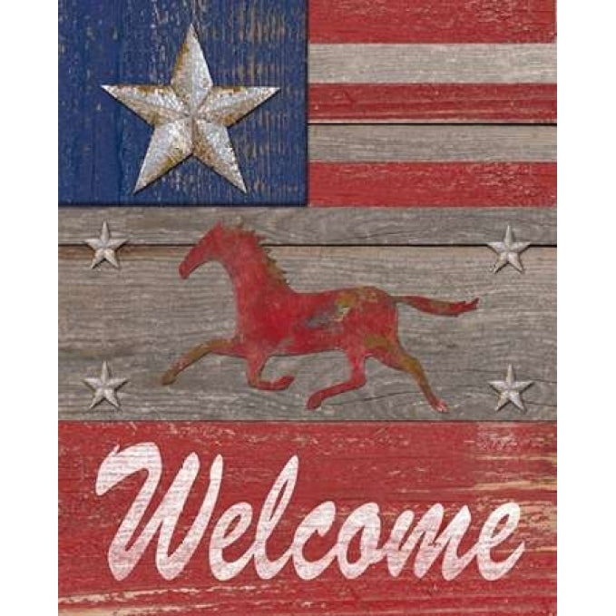 Rustic Welcome Poster Print by Sam Appleman-VARPDX911APP1055A Image 1