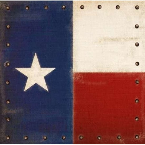 Vintage Texas Flag Poster Print by Sam Appleman-VARPDX911APP1091 Image 1