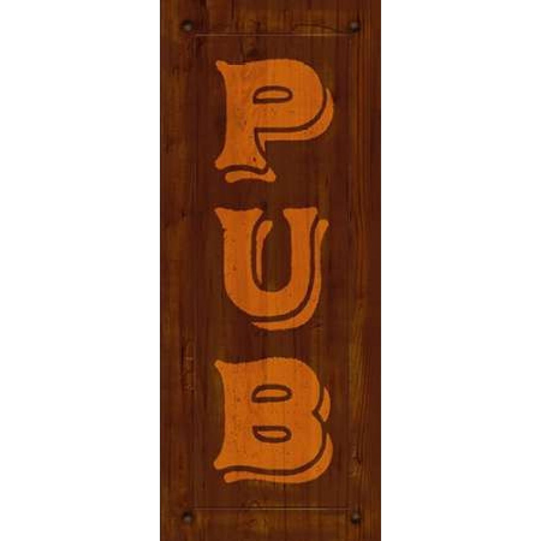 Wooden Pub Sign Poster Print by Sam Appleman-VARPDX911APP1116 Image 1