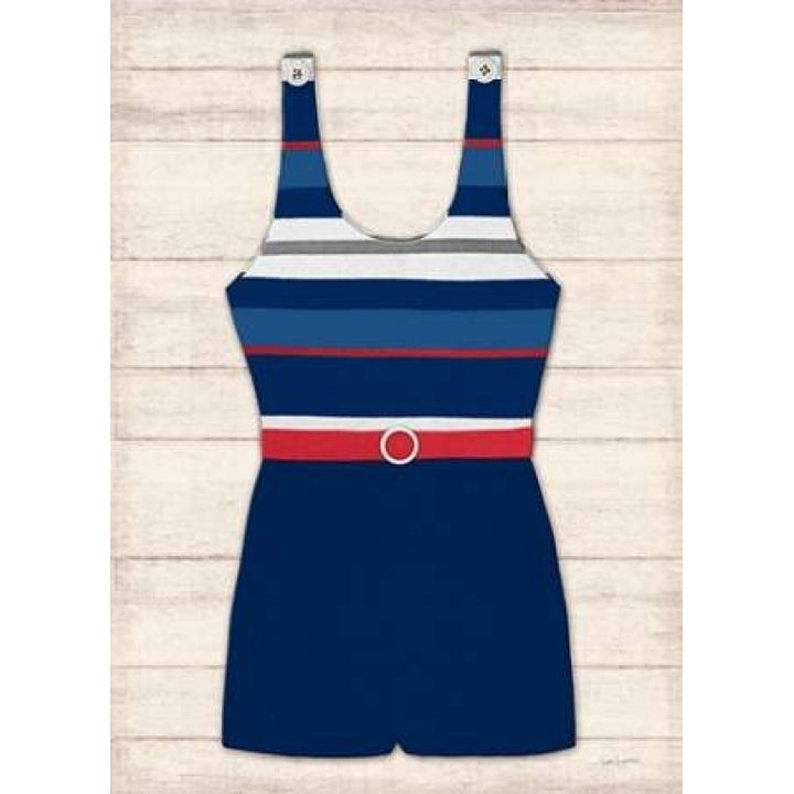 Vintage Swim Suit - Blue and Red 2 Poster Print by Sam Appleman-VARPDX911APP1128A Image 2