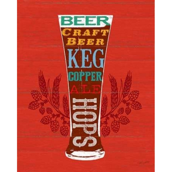 Beer Glass Poster Print by Sam Appleman-VARPDX911APP1158 Image 2