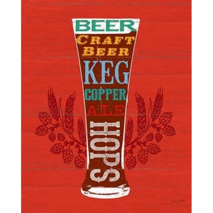 Beer Glass Poster Print by Sam Appleman-VARPDX911APP1158 Image 1