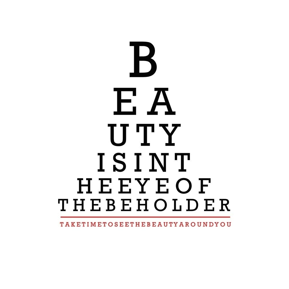 Beauty Eye Chart Poster Print by Sam Appleman-VARPDX911APP1184 Image 1