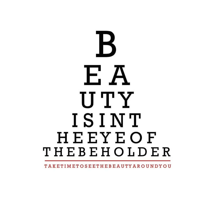 Beauty Eye Chart Poster Print by Sam Appleman-VARPDX911APP1184 Image 1