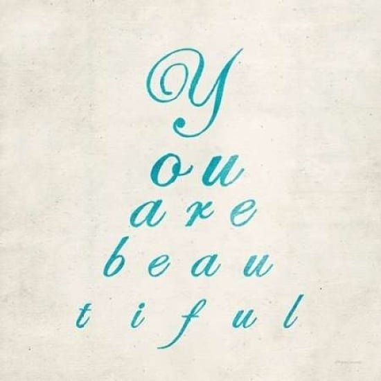 You are Beautiful in Blue Poster Print by Morgan Yamada-VARPDX914YAM1465A Image 1