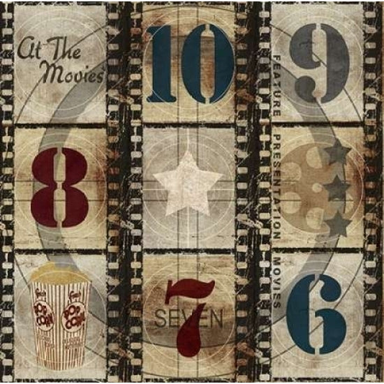 At The Movies Countdown Poster Print by Evangeline Taylor-VARPDX916TAY1092 Image 1