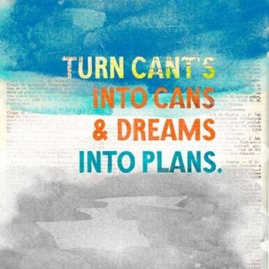 Turn Cant Into Cans Poster Print by Evangeline Taylor-VARPDX916TAY1126 Image 1