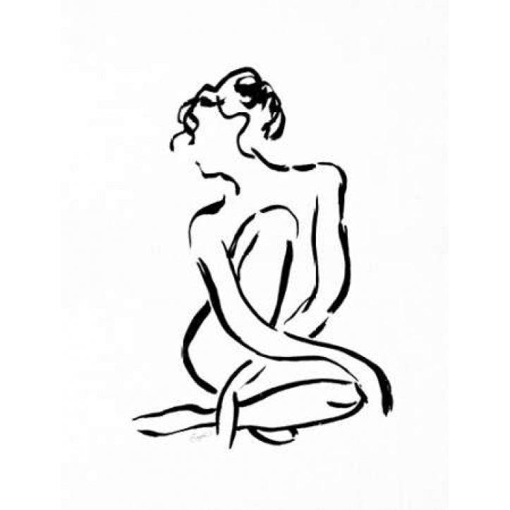 Gestural Figure Study Front Poster Print by Evangeline Taylor-VARPDX916TAY1174 Image 1