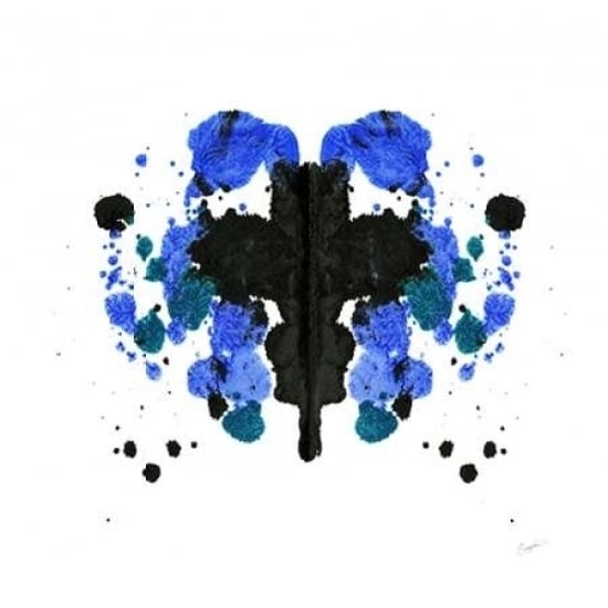 Ink Blot Indigo 1 Poster Print by Evangeline Taylor-VARPDX916TAY1167 Image 2