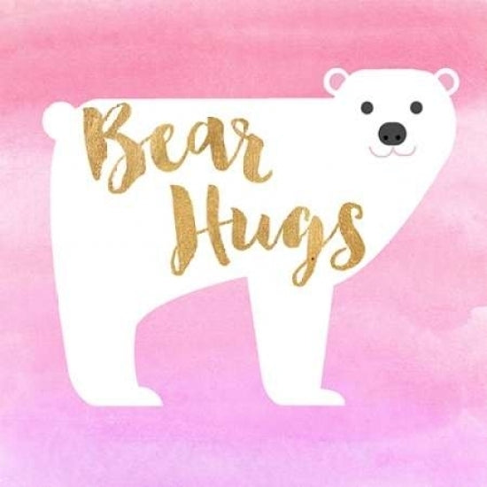 Bear Hugs Pink Poster Print by Evangeline Taylor-VARPDX916TAY1207A Image 1