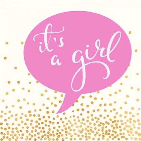 Its A Girl Poster Print by Evangeline Taylor-VARPDX916TAY1210 Image 2