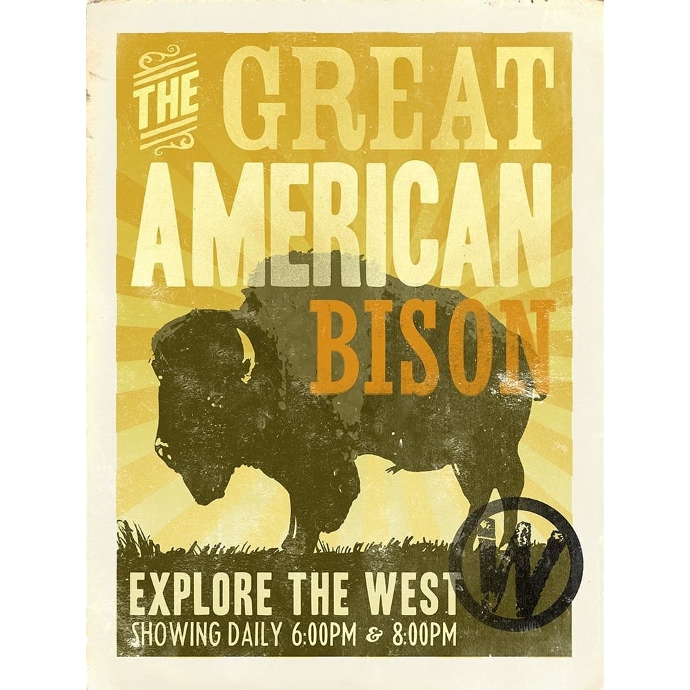 Bison Poster Print - Cory Steffen-VARPDX91719 Image 1