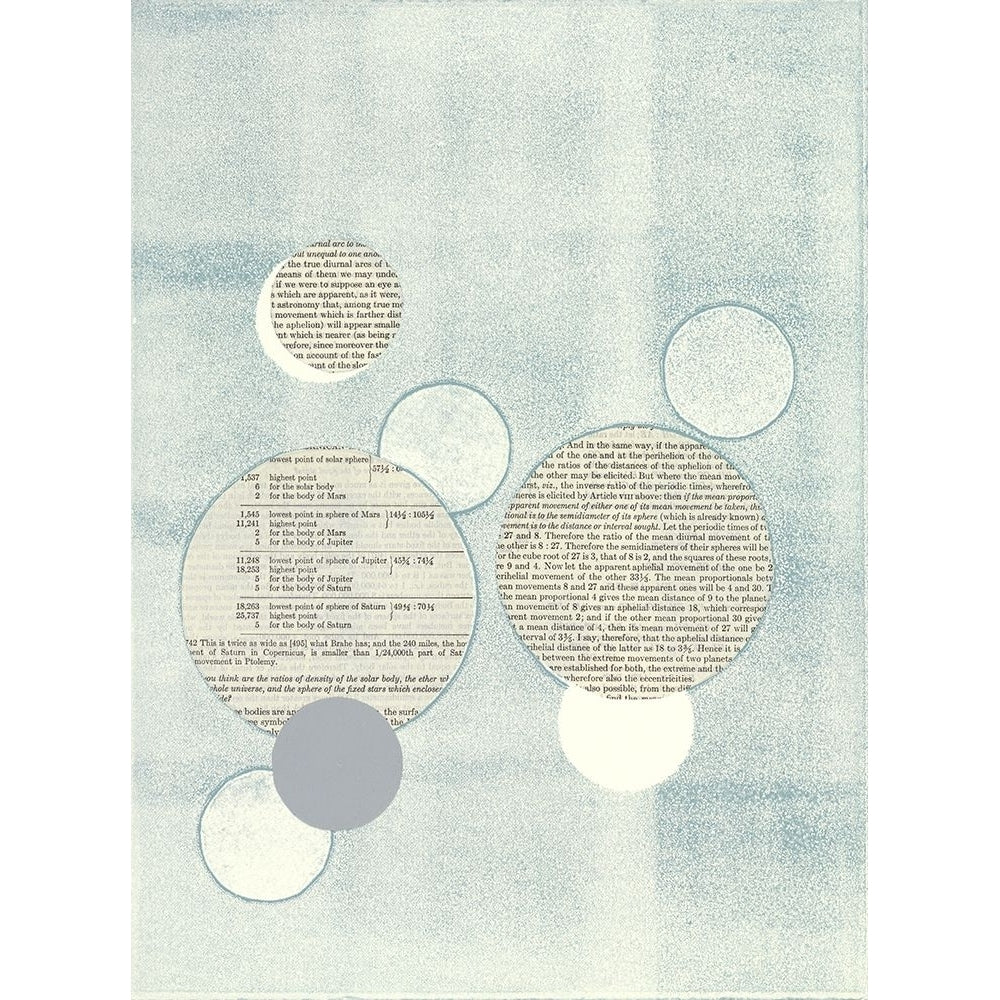 Light Blue Word Bubble Poster Print - Studio MMB-VARPDX92006 Image 1