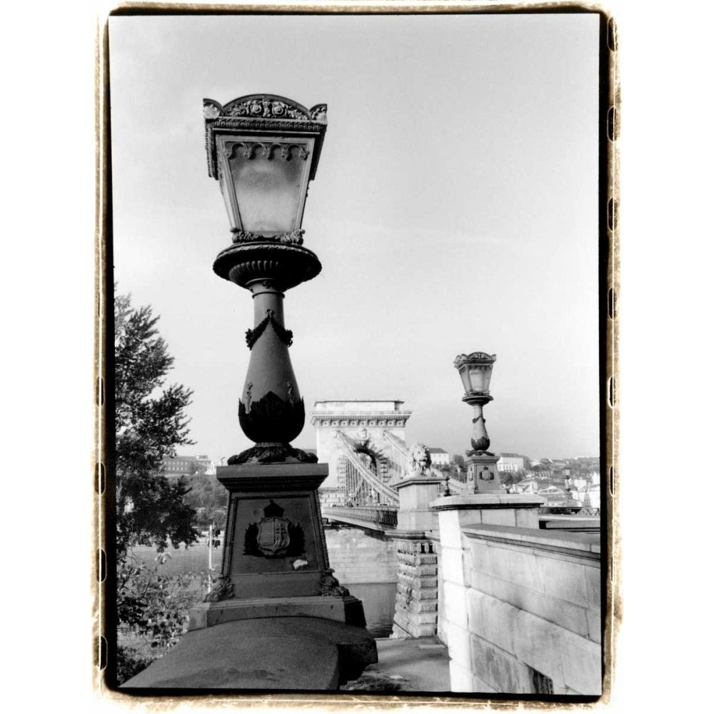 Chain Bridge over the Danube River Poster Print - Laura DeNardo-VARPDX92107F Image 1