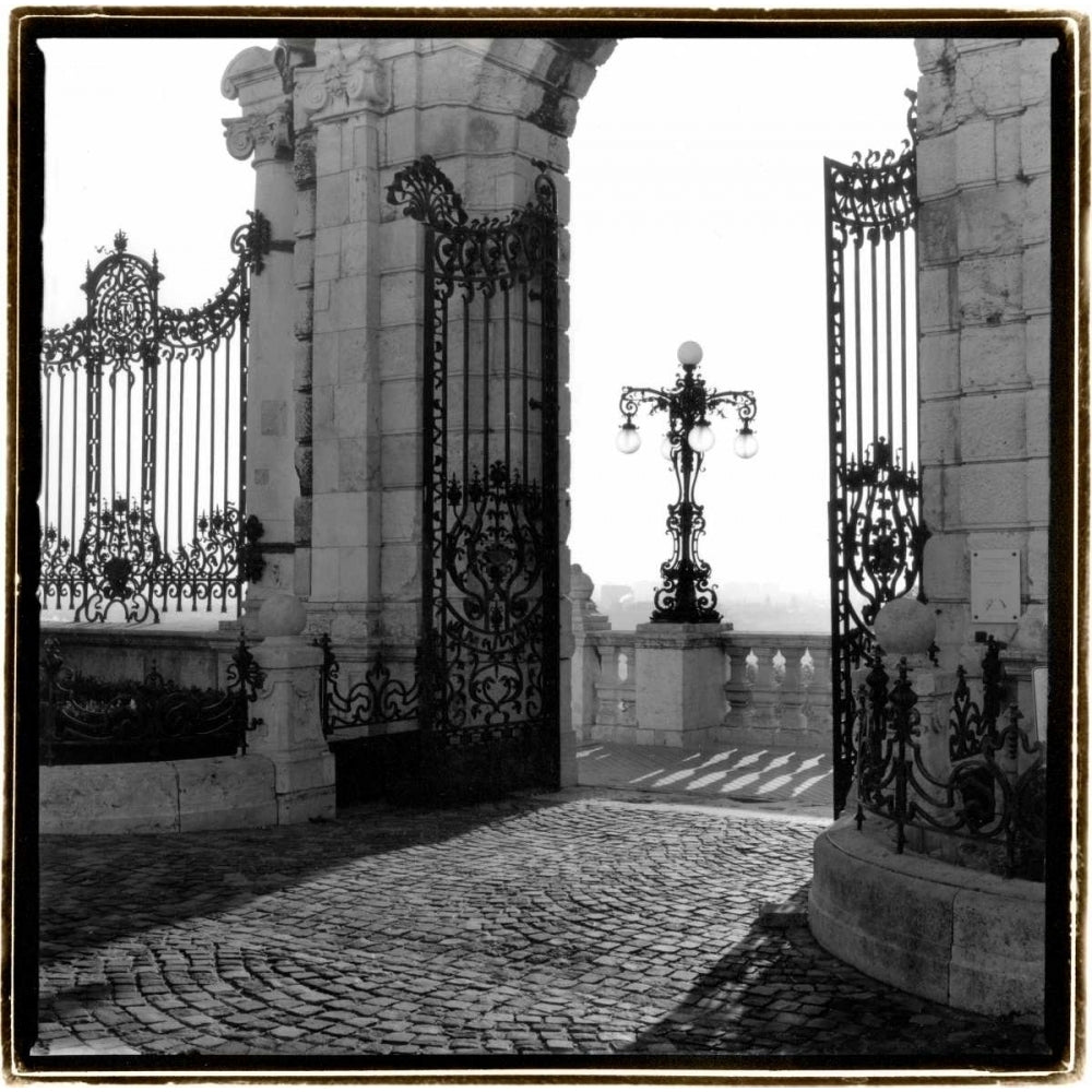 Gates to the Royal Palace Budapest Poster Print - Laura DeNardo-VARPDX92111F Image 1