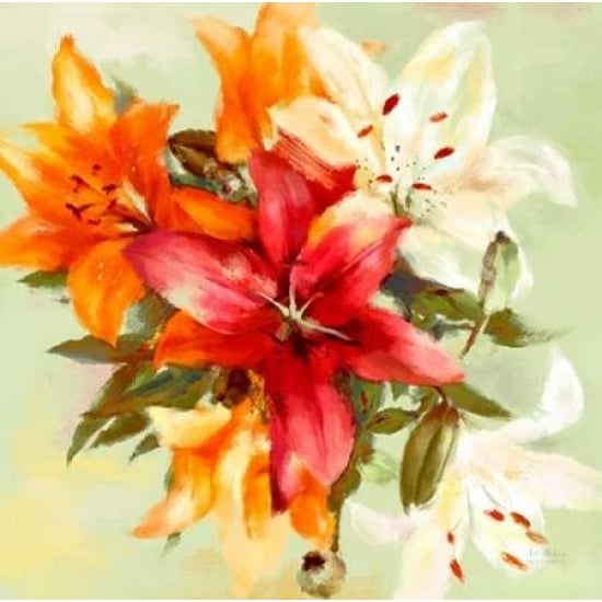 Bursting Lillies 2 Poster Print by Art Atelier Alliance-VARPDX923EWA1043 Image 1