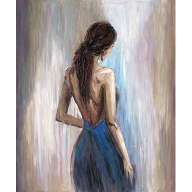 Blue Backless 2 Poster Print by Art Atelier Alliance-VARPDX923EWA1058 Image 2