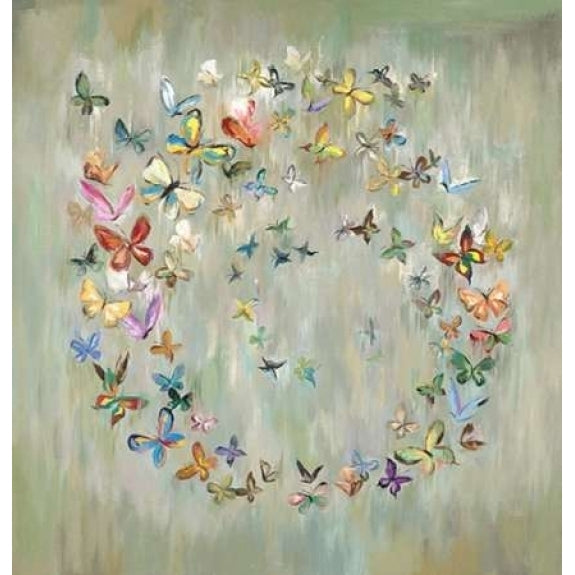 Butterfly Circle 1 Poster Print by Art Atelier Alliance-VARPDX923EWA1059 Image 1