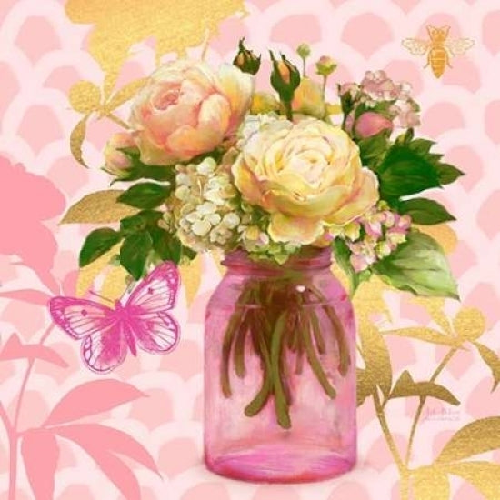 Pink Mason Jar Bouquet Poster Print by Art Atelier Alliance-VARPDX923EWA1115 Image 2